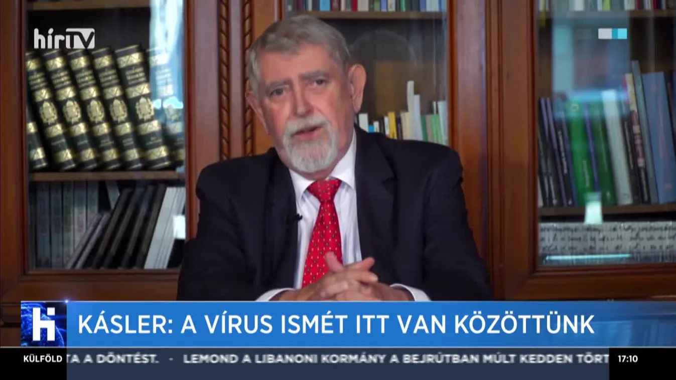 Kásler: A vírus ismét itt van közöttünk
