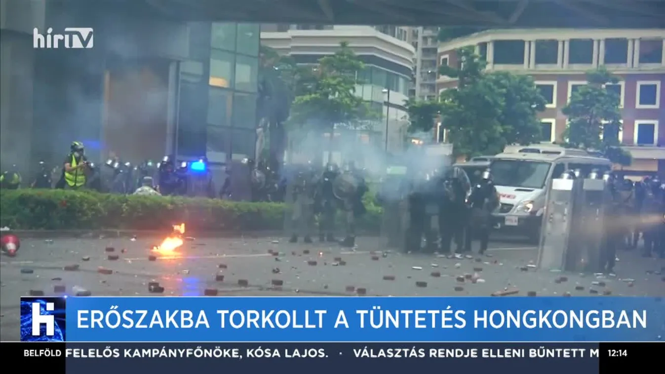 Kiskorúakat is előállítottak Hongkongban