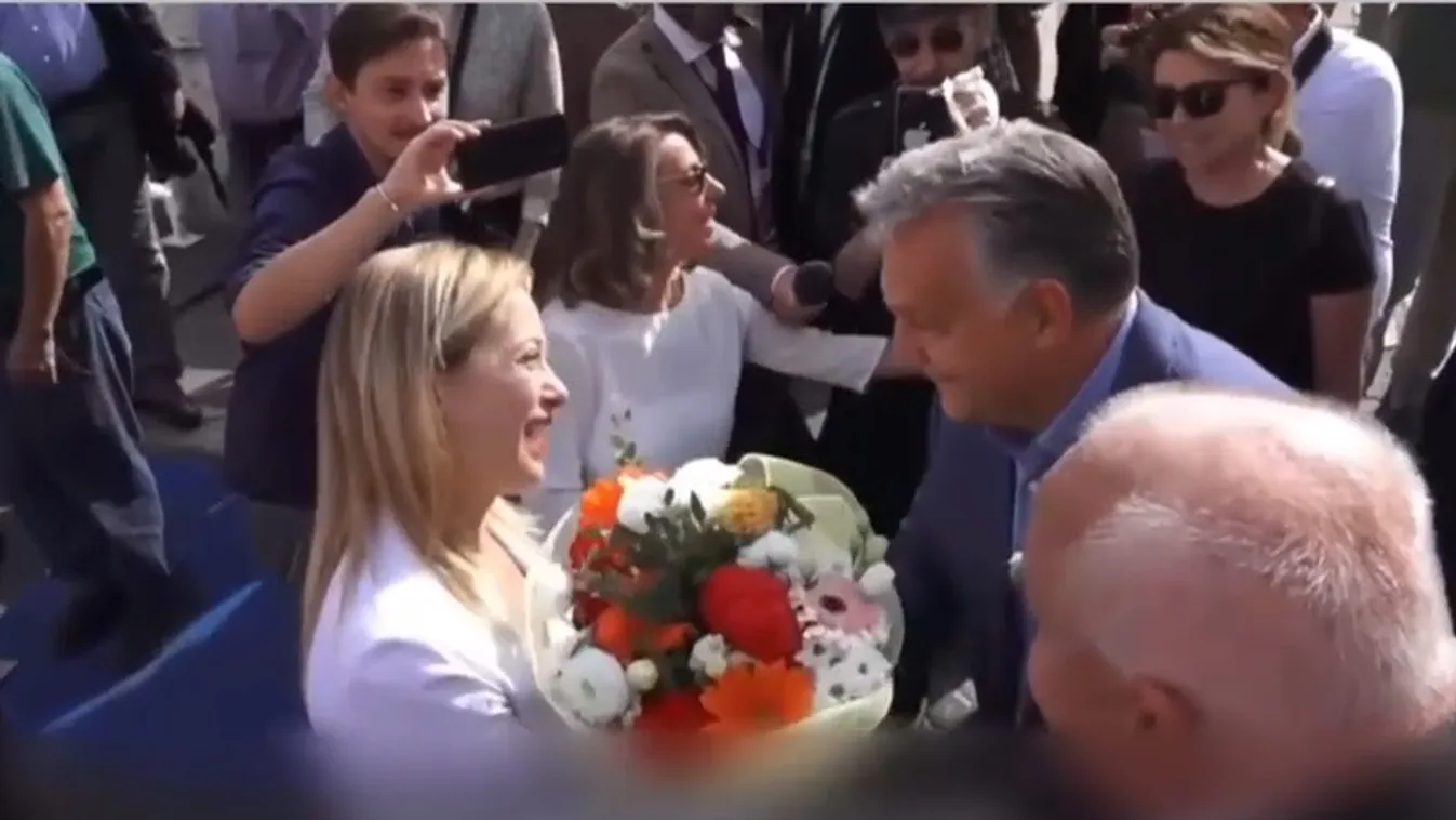 Az olasz miniszterelnökkel tárgyal Orbán Viktor + videó