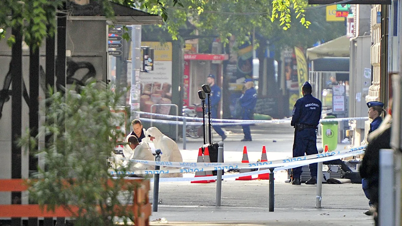 Házi készítésű bombát robbantottak a Teréz körúton