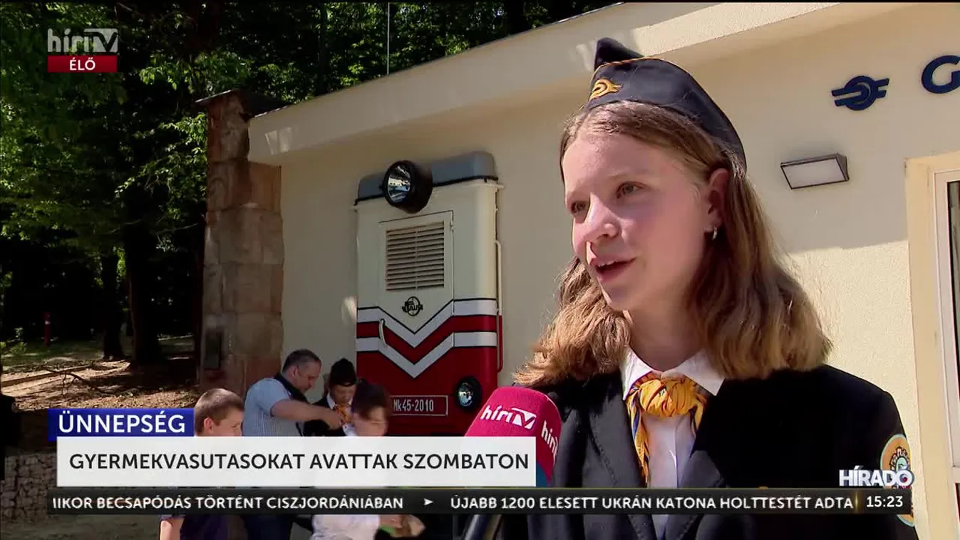 Gyermekvasutasokat avattak - 155 ifjú gyermekvasutas tett fogadalmat a hűvösvölgyi Gyermekvasúton + videó