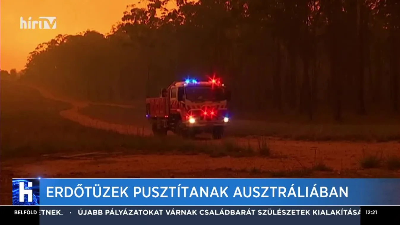 Erdőtüzek tombolnak Ausztráliában