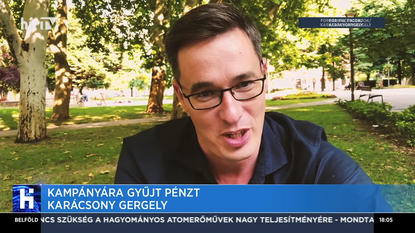 Kampányára gyűjt pénzt az interneten Karácsony Gergely