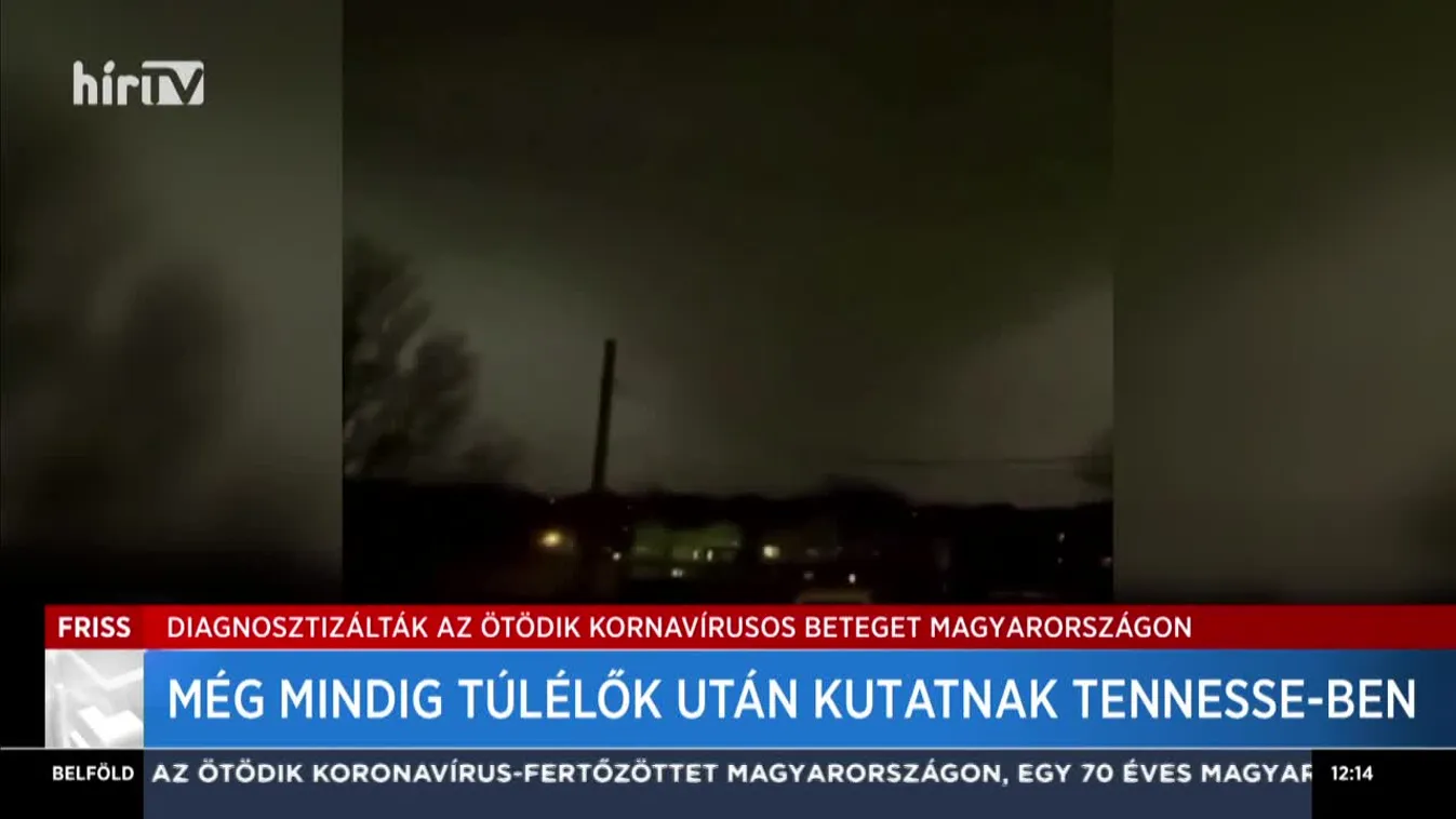 Még mindig túlélők után kutatnak Tennessee-ben