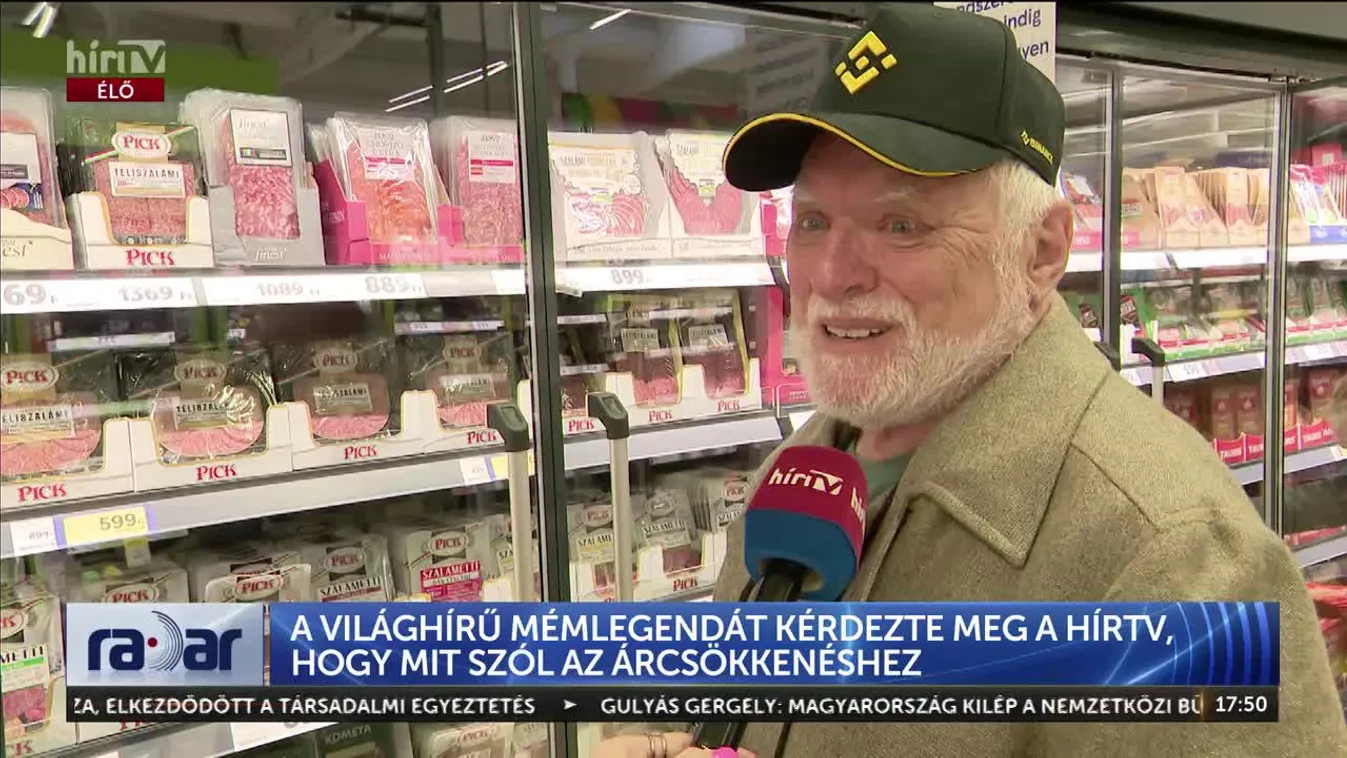 Radar - A világhírű mémlegendát kérdezte meg a Hír TV, hogy mit szól az árcsökkenéshez + videó
