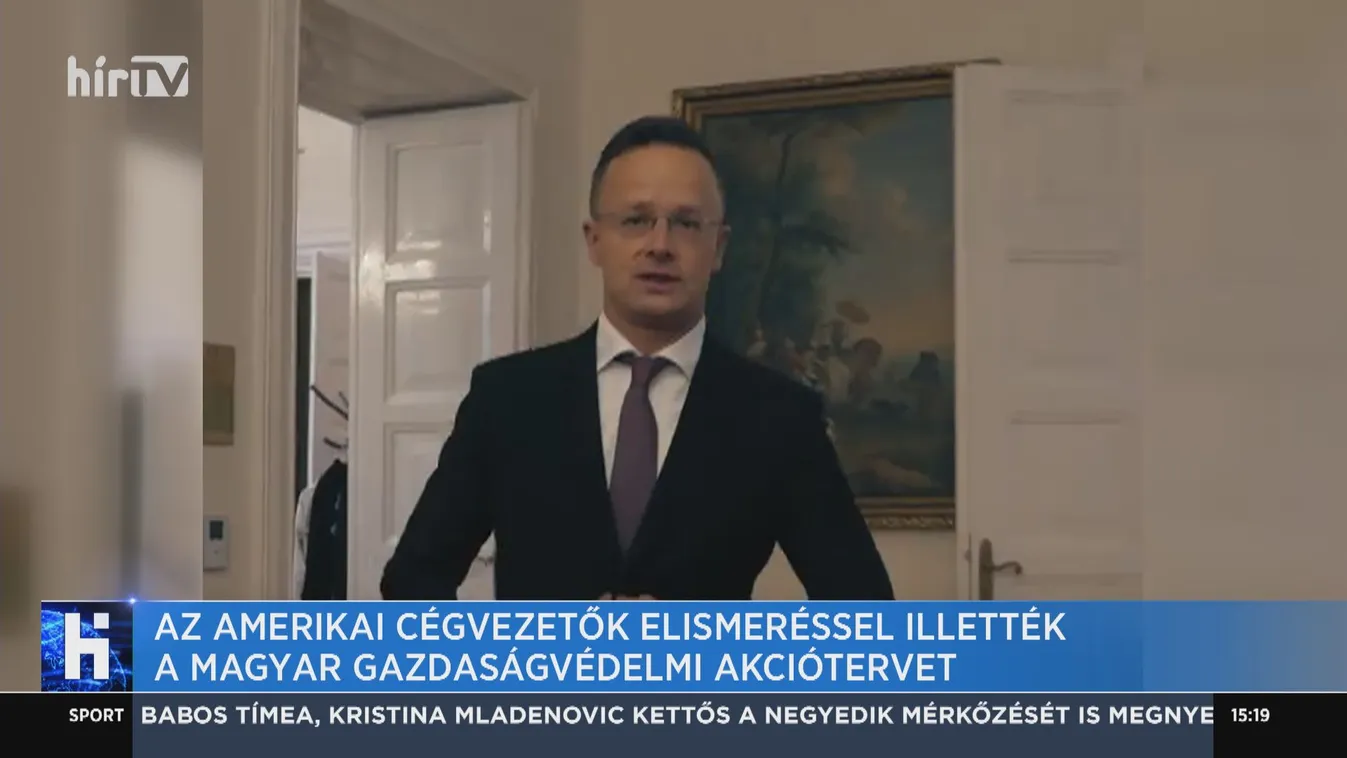 Az amerikai cégvezetők elismeréssel illették a magyar gazdaságvédelmi akciótervet