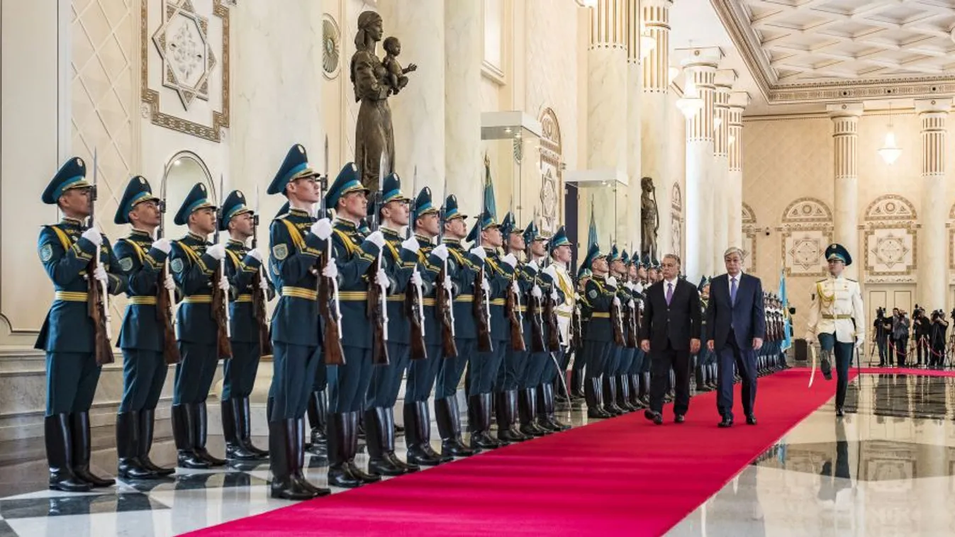 Orbán Viktor a kazah államfővel tárgyalt Nur-Szultánban