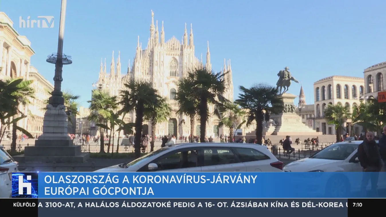 Olaszország a koronavírus-járvány európai gócpontja