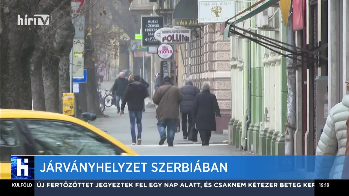 Járványhelyzet Szerbiában