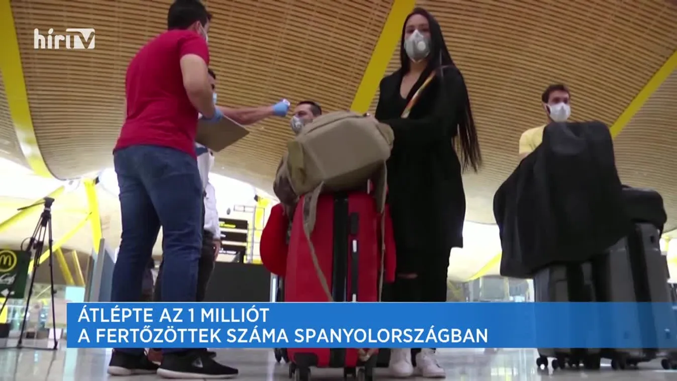 Átlépte az 1 milliót a fertőzöttek száma Spanyolországban