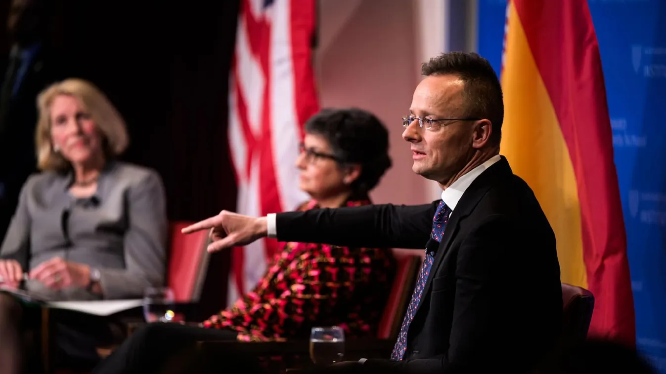 Szijjártó Péter a Harvard Egyetemen: a magyar kormány azt mondja, amit tesz, és azt teszi, amit mond + videó