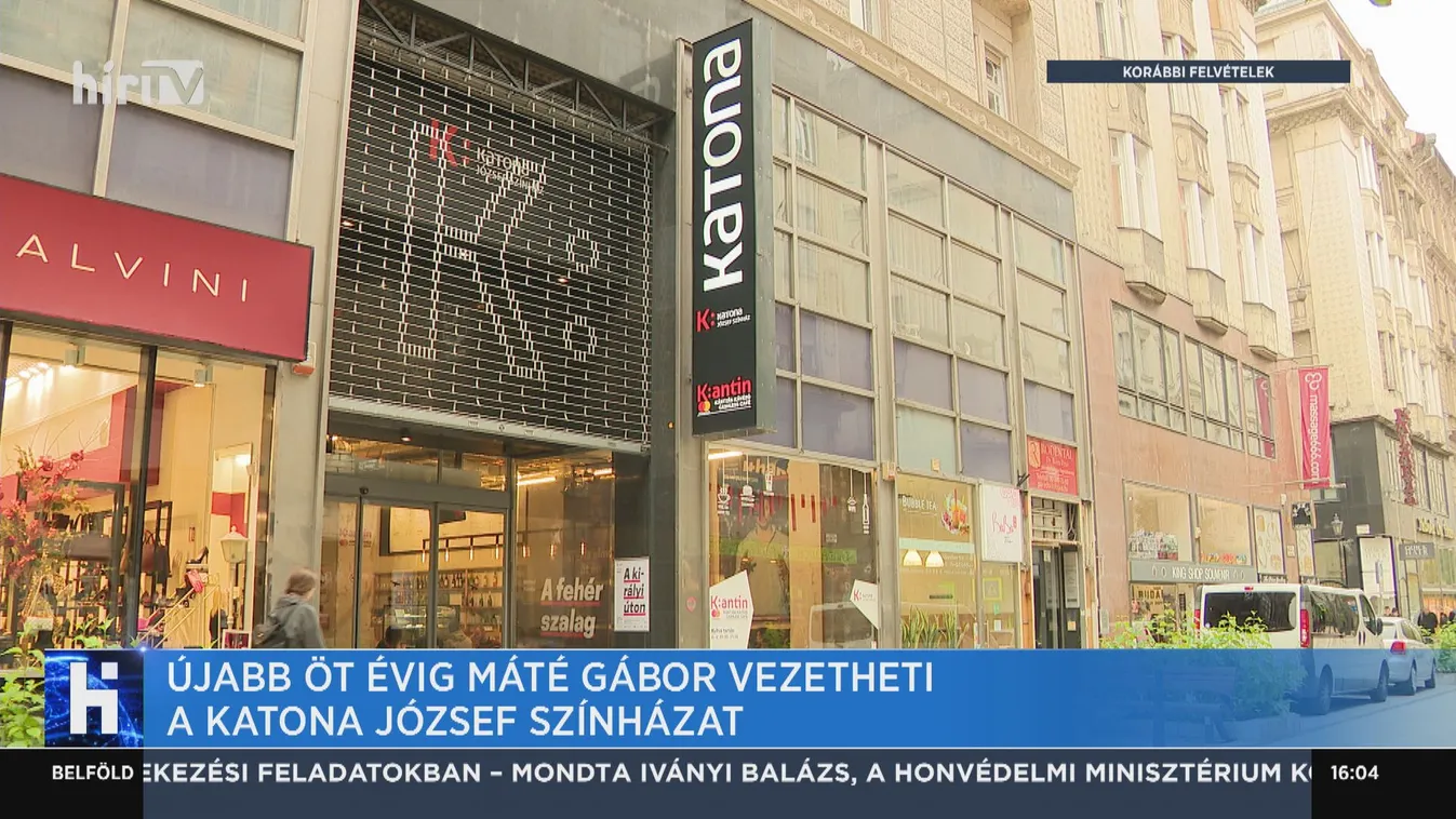 Újabb öt évig Máté Gábor vezetheti a Katona József Színházat