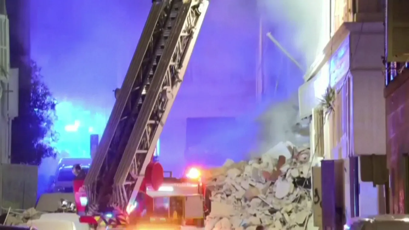 Összeomlott egy ház Marseille-ben