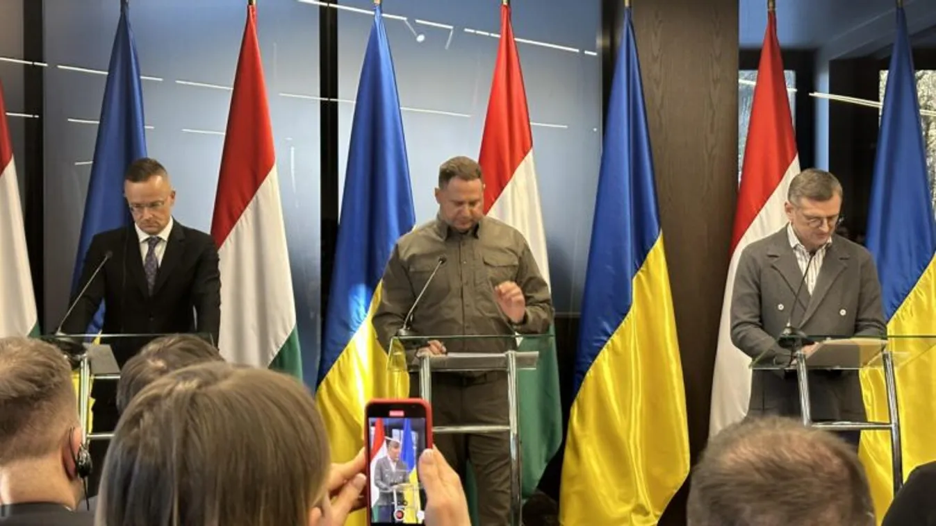 Szijjártó–Kuleba sajtótájékoztató: a legtöbbet a nemzeti kisebbségek helyzetéről beszéltek + videó