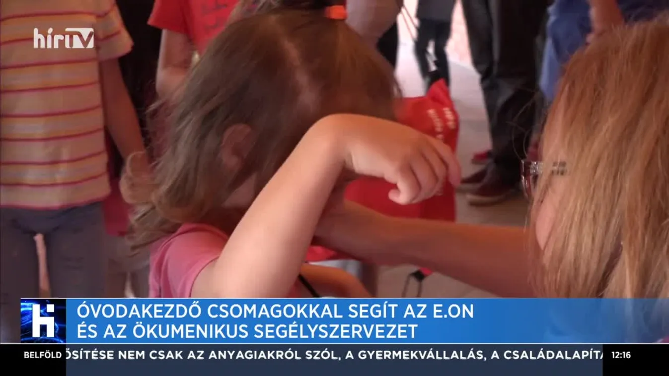 Óvodakezdő csomagokkal segít az E.ON és az Ökumenikus Segédszervezet