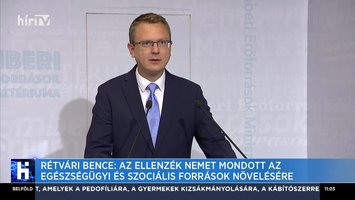 Rétvári Bence: Minden humán terület többletforrást kap jövőre