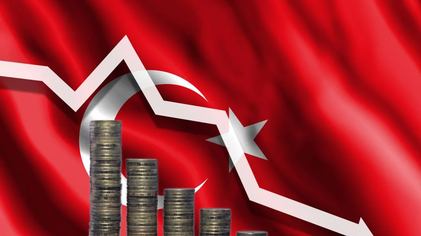 A török líra 17 százalékot zuhant
