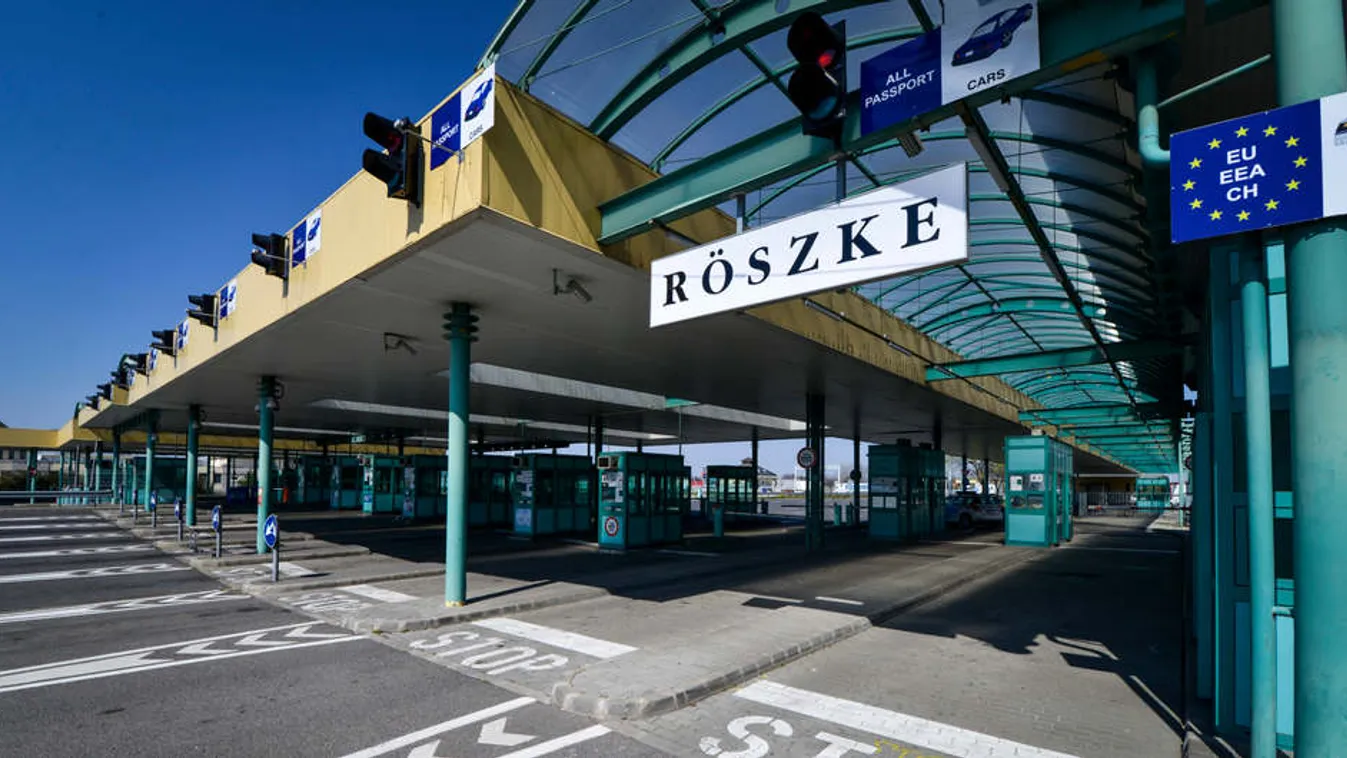 Torlódás alakult ki a röszkei autópálya-átkelő belépő oldalán