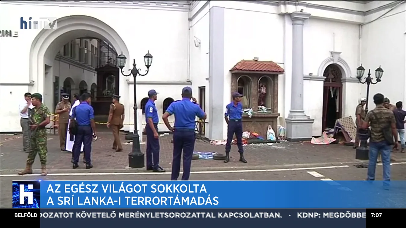 Az egész világot sokkolta a Srí Lanka-i terrortámadás