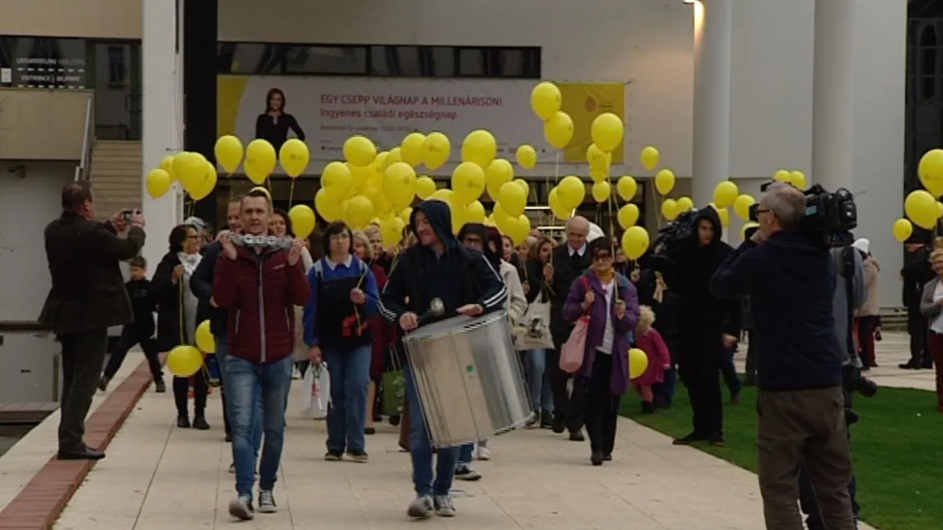 Sétával hívták fel a figyelmet a cukorbetegség világnapján