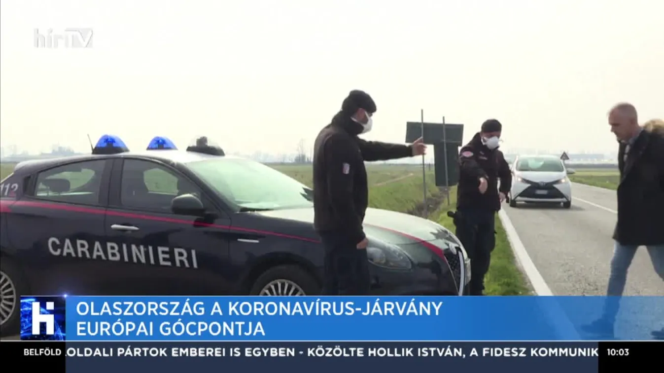 Olaszország a koronavírus-járvány európai gócpontja