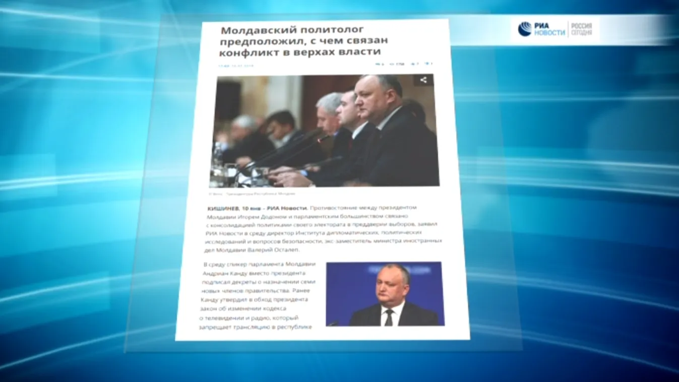 Betiltották Moldovában az oroszországi hírműsorokat