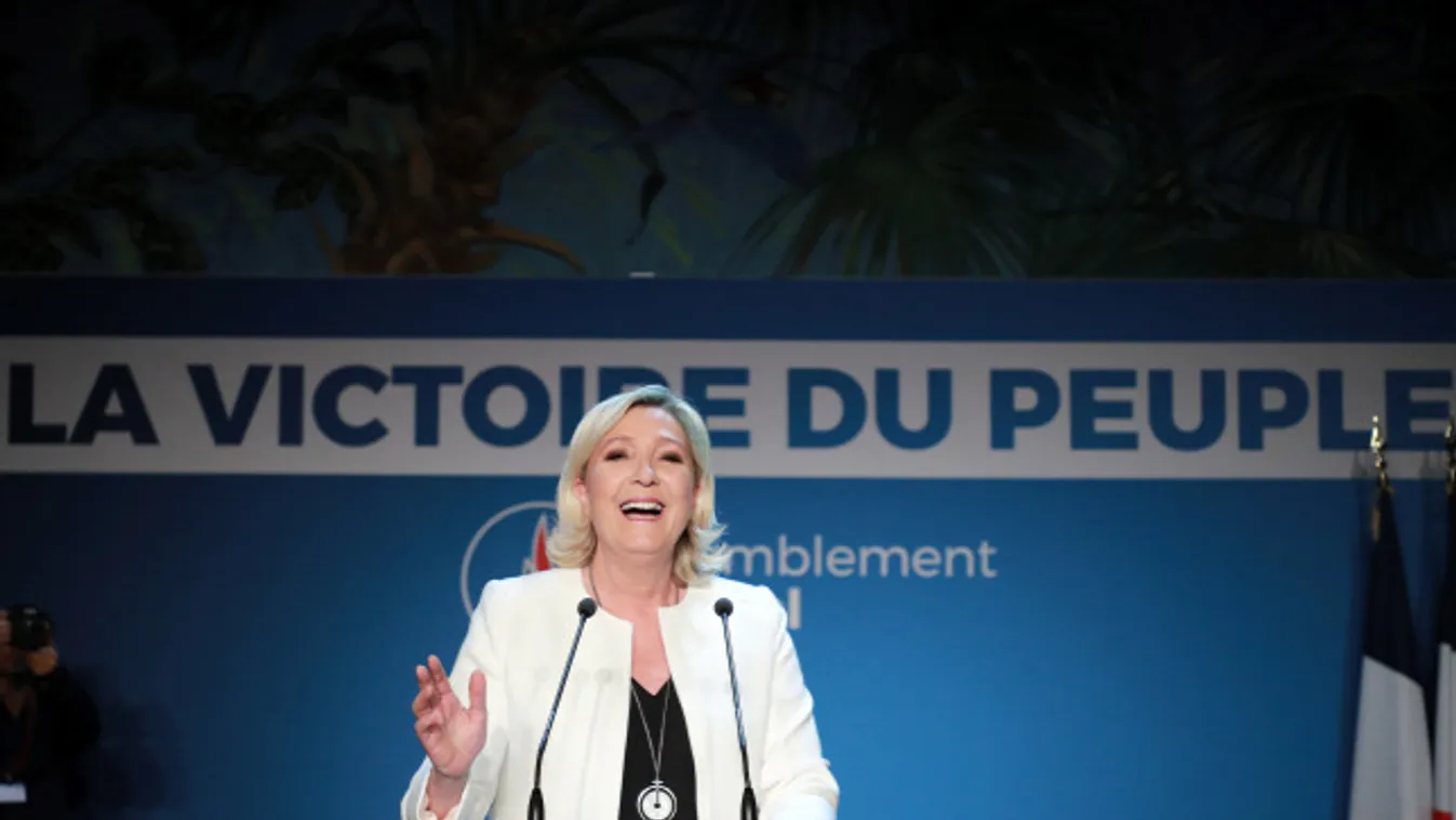 Marine Le Pen győzelmét erősítik meg a részeredmények