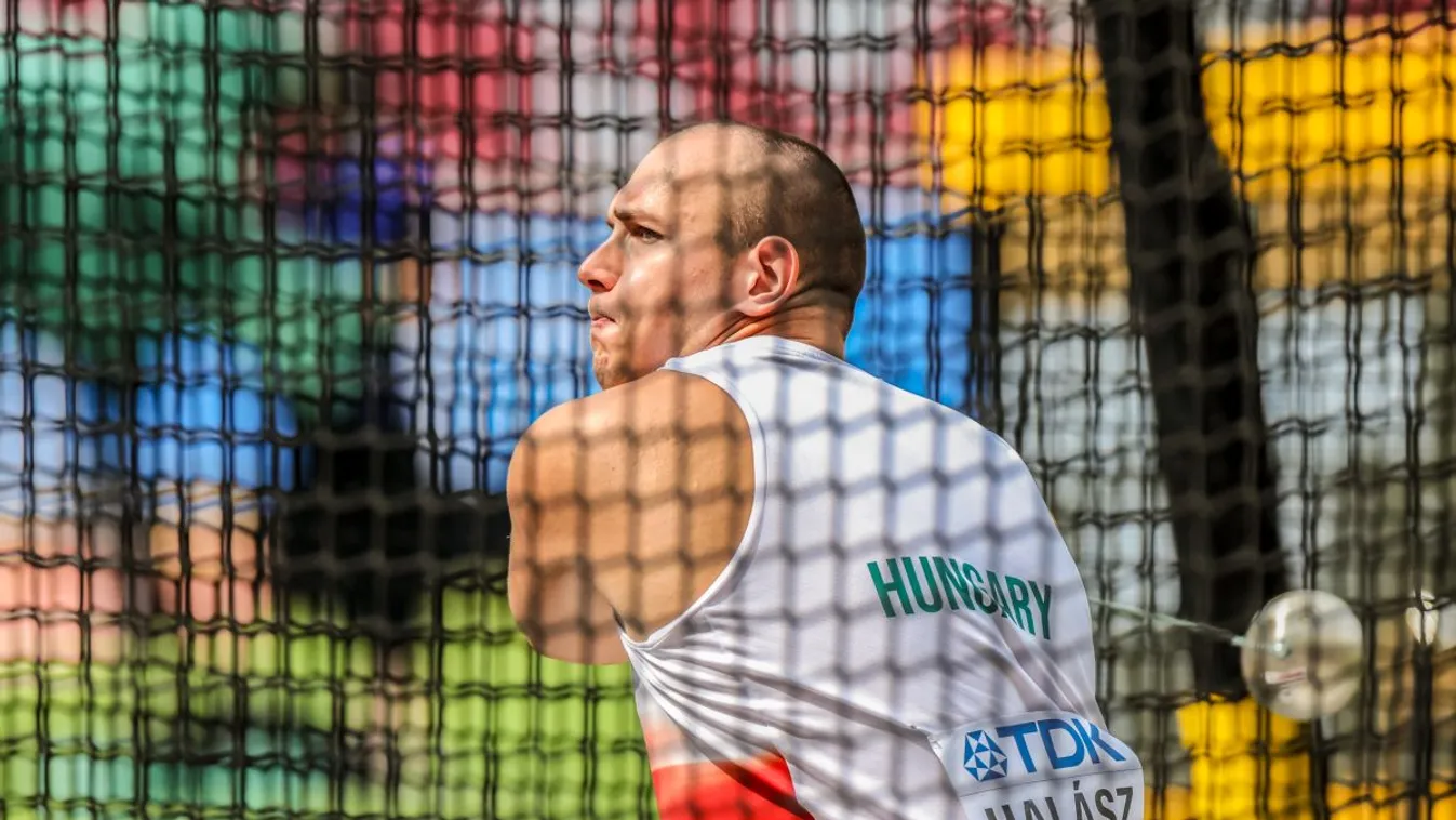 A kalapácsvető Halász Bence bronzérmes