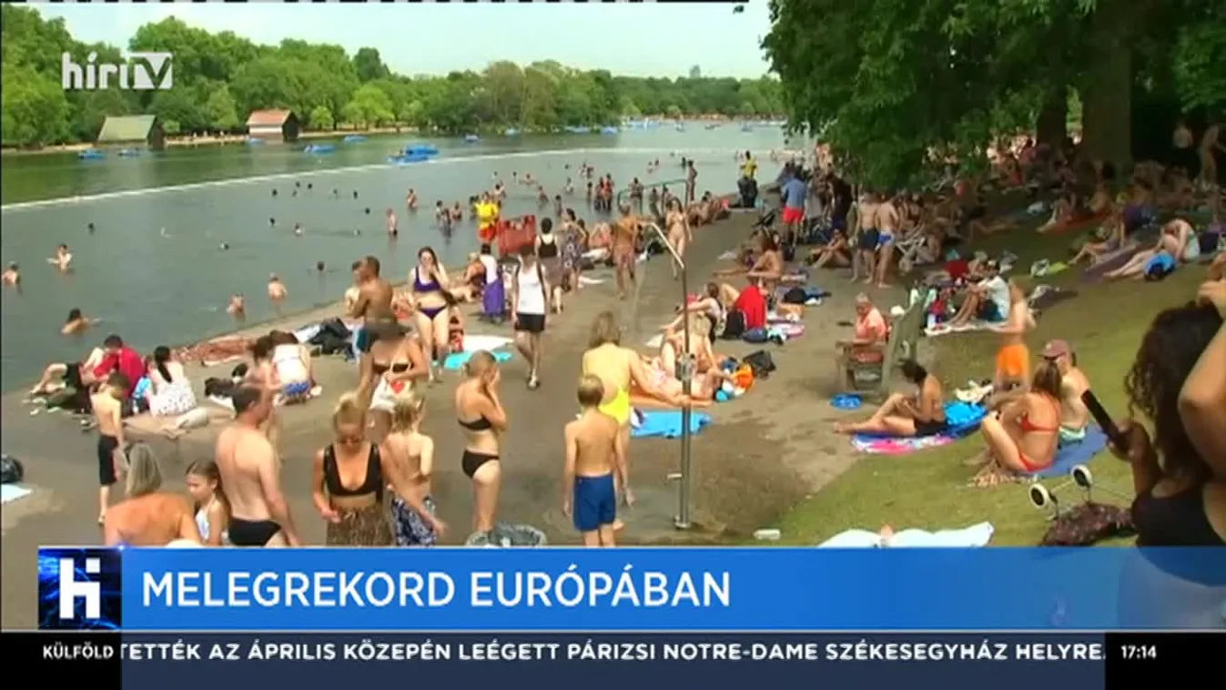 Melegrekord Európában