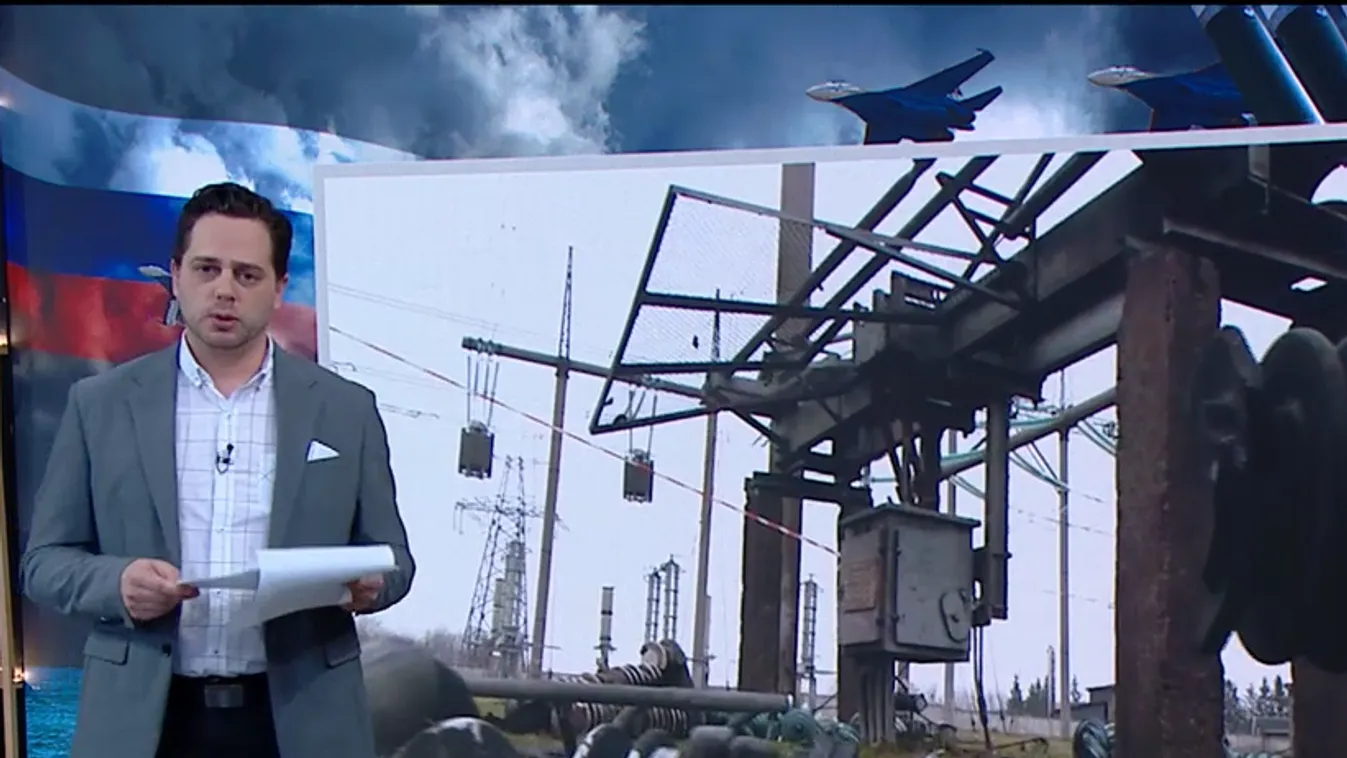 Háború Ukrajnában - Kijevben egy kétemeletes lakóépületet ért találat