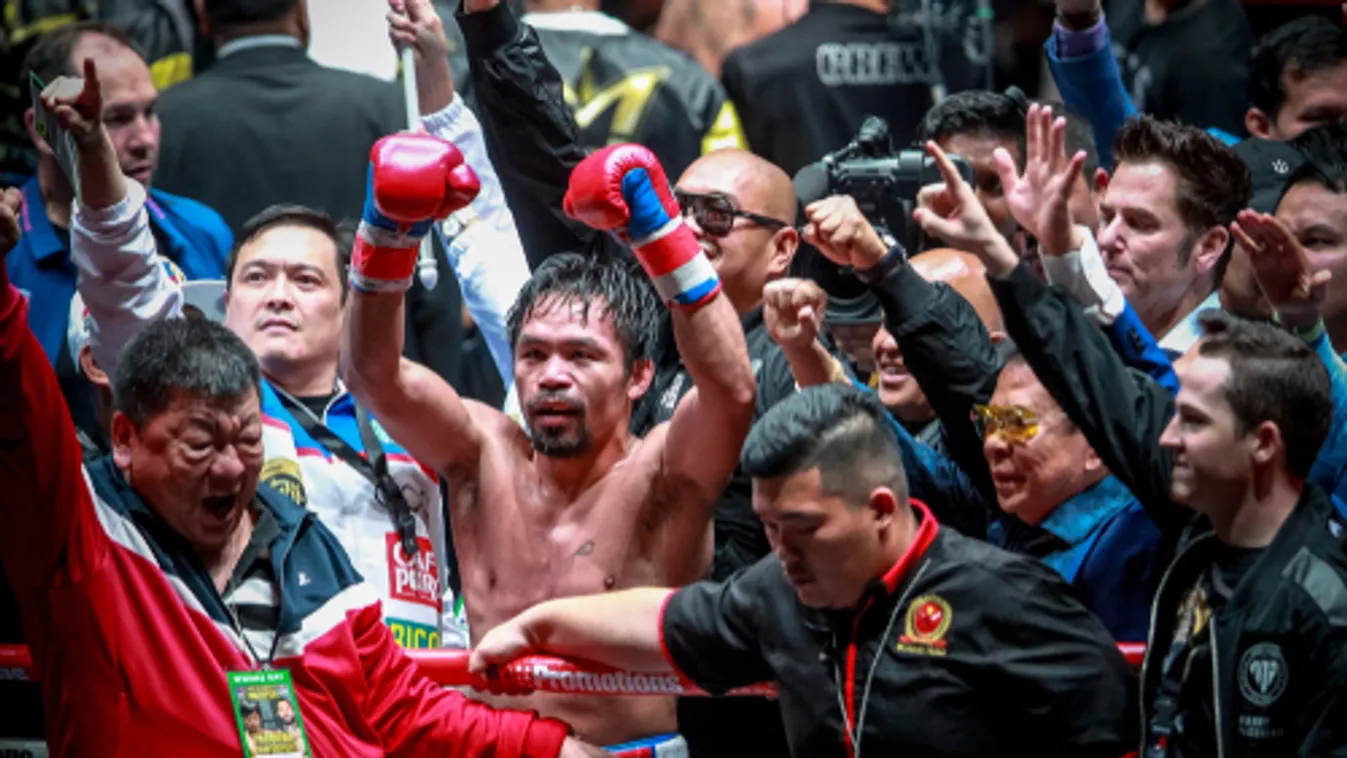 Manny Pacquiao négy év után újra a szorítóban