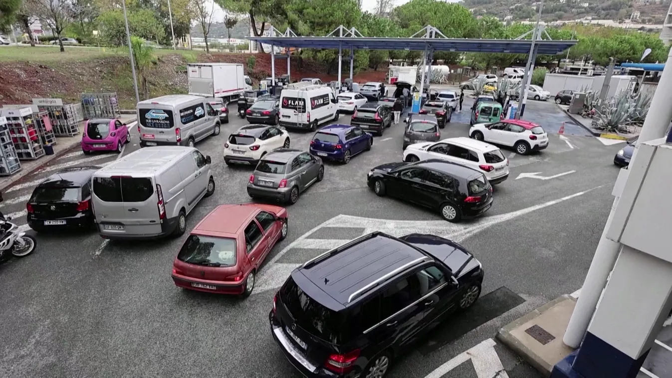 Benzinhiány Franciaországban