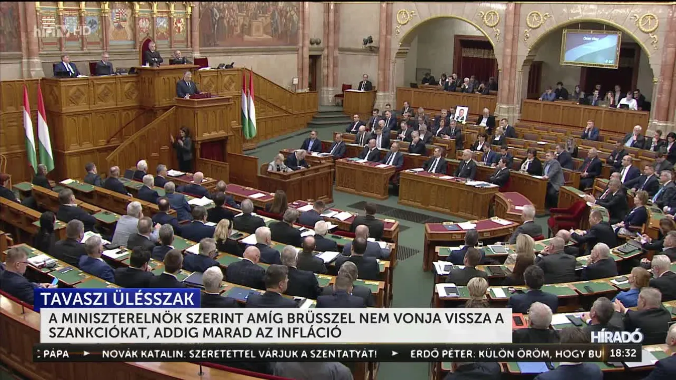 A miniszterelnök szerint amíg Brüsszel nem vonja vissza a szankciókat, addig marad az infláció