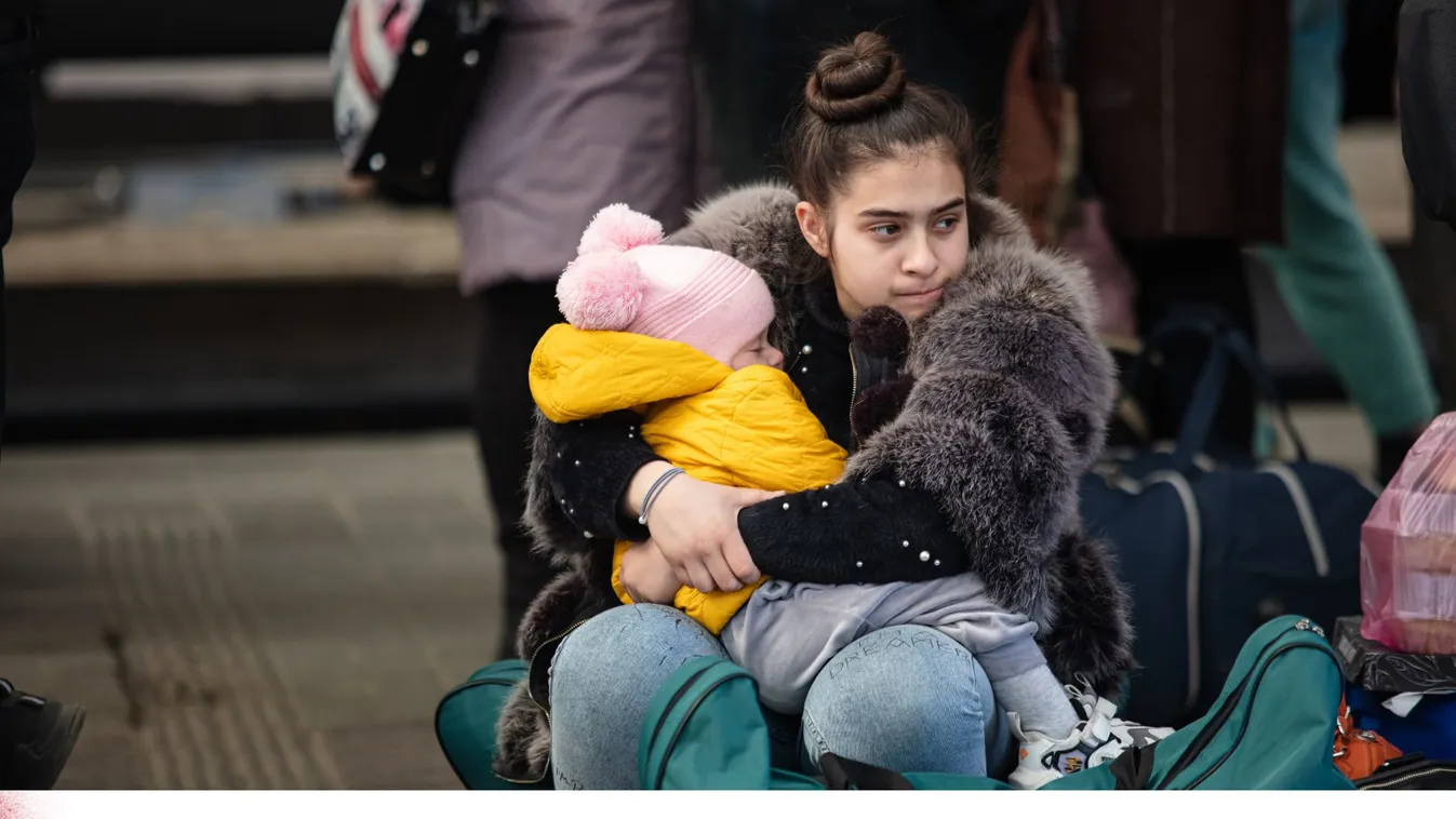 Ukrajnai háború - ORFK: több mint nyolcezren érkeztek Ukrajnából szombaton