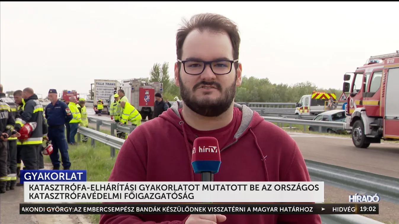 Katasztrófa-elhárítási gyakorlatot mutatott be az Országos Katasztrófavédelmi Főigazgatóság + videó