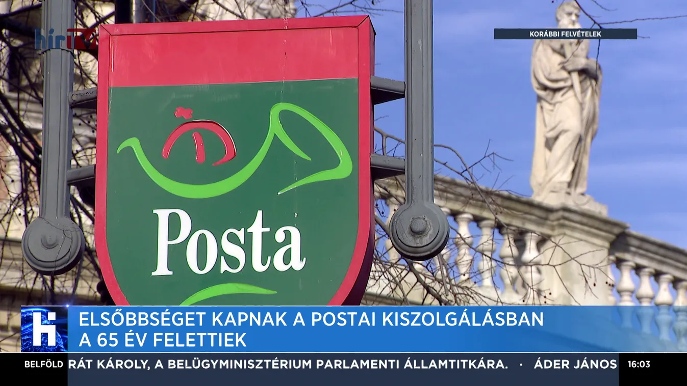 Elsőbbséget kapnak a postai kiszolgálásban a 65 év felettiek