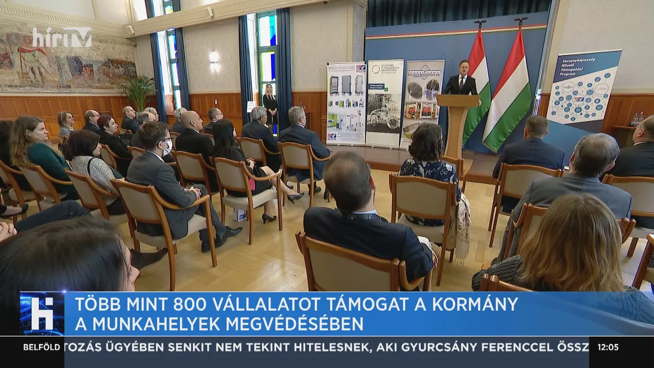 Több mint 800 vállalatot támogat a kormány a munkahelyek megvédésében