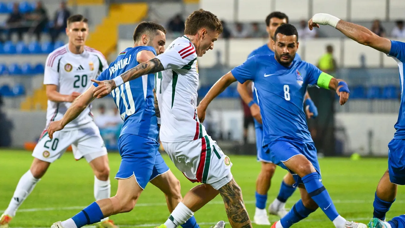 Győzött a magyar futball-válogatott Azerbajdzsán ellen