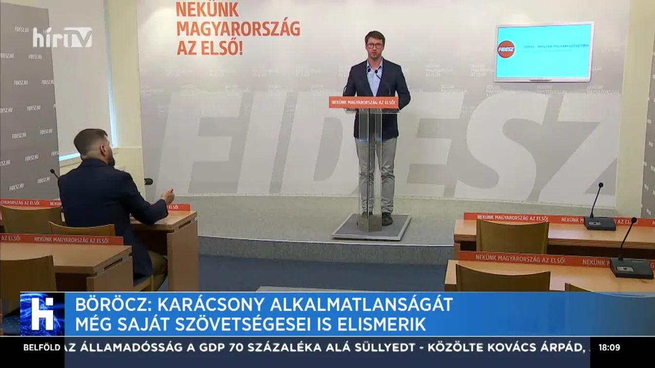 Böröcz: Karácsony alkalmatlanságát még saját szövetségesei is elismerik