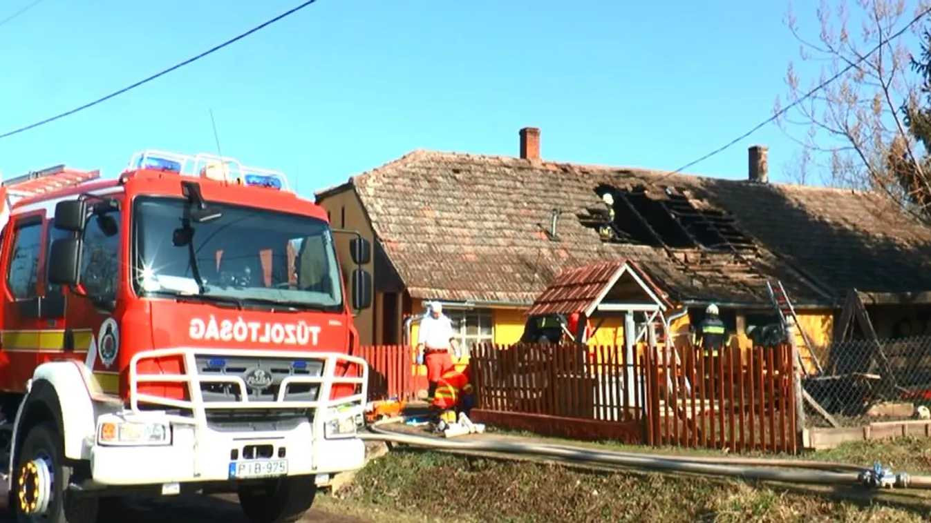 Leégett egy ház Somogy megyében