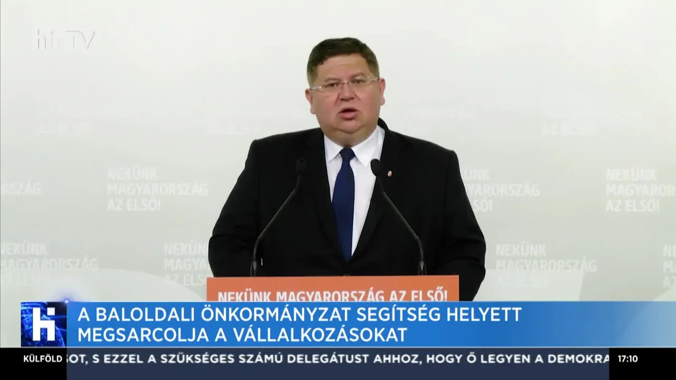 Bajkai: a baloldali önkormányzat nem segíti, hanem megsarcolja a vállalkozásokat