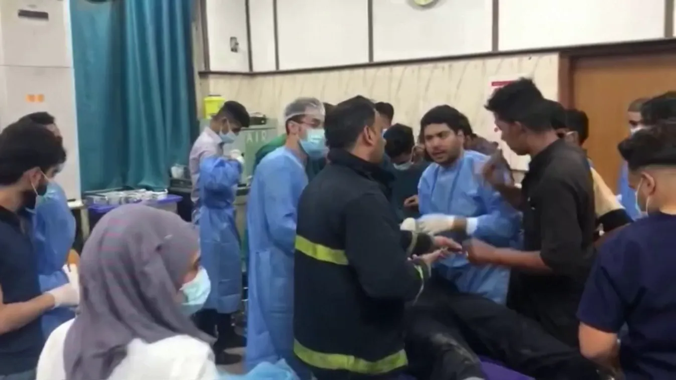 Kigyulladt egy járványkórház Irakban, sokan életüket vesztették