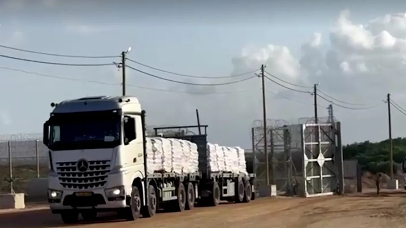 Izrael új átkelőhelyet nyitott a humanitárius segélyszállítmányoknak