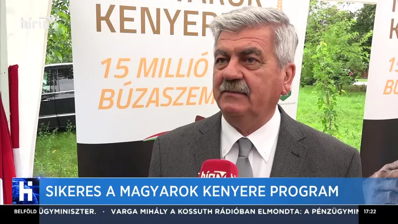 Sikeres a Magyarok Kenyere Program