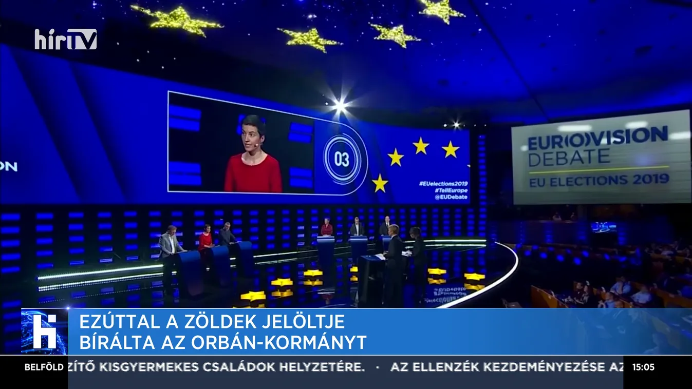 Ezúttal a Zöldek jelöltje bírálta az Orbán-kormányt