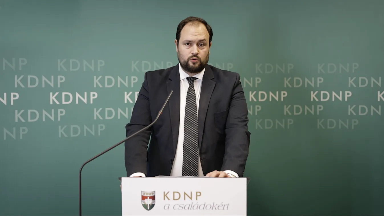 Politikai nyilatkozatot nyújtott be az Országgyűlésnek a KDNP