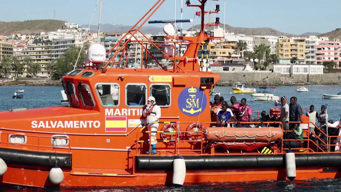 Rekordszámú illegális bevándorló érte el a Kanári-szigeteket + videó