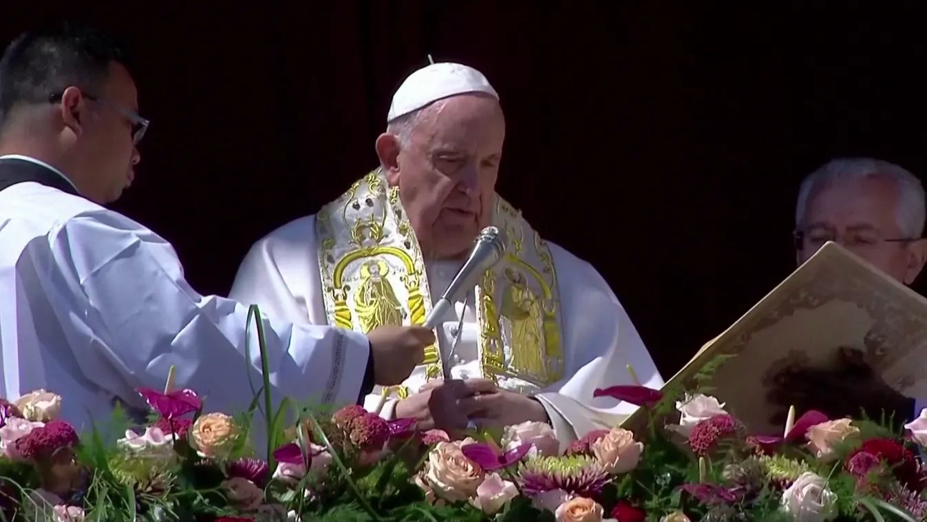 Békét sürgetett Ferenc pápa