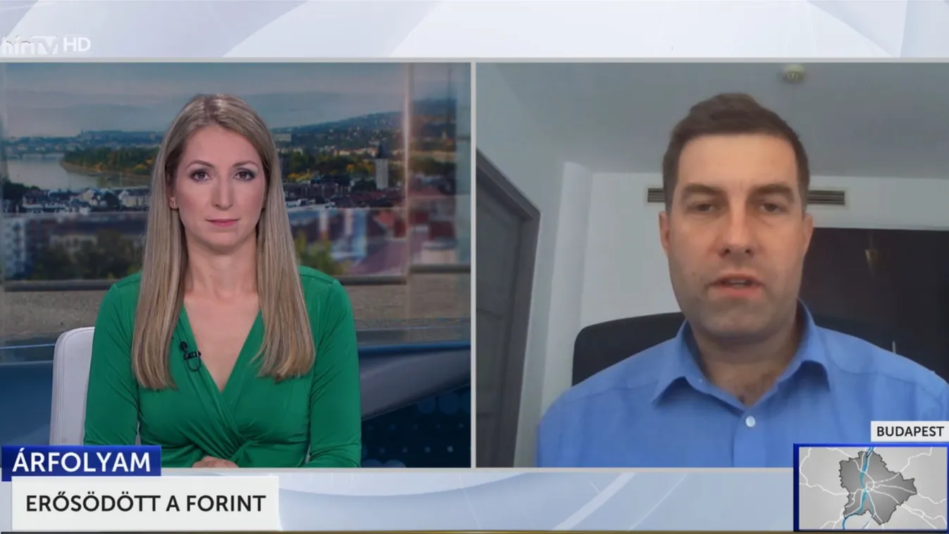 Erősödött a forint