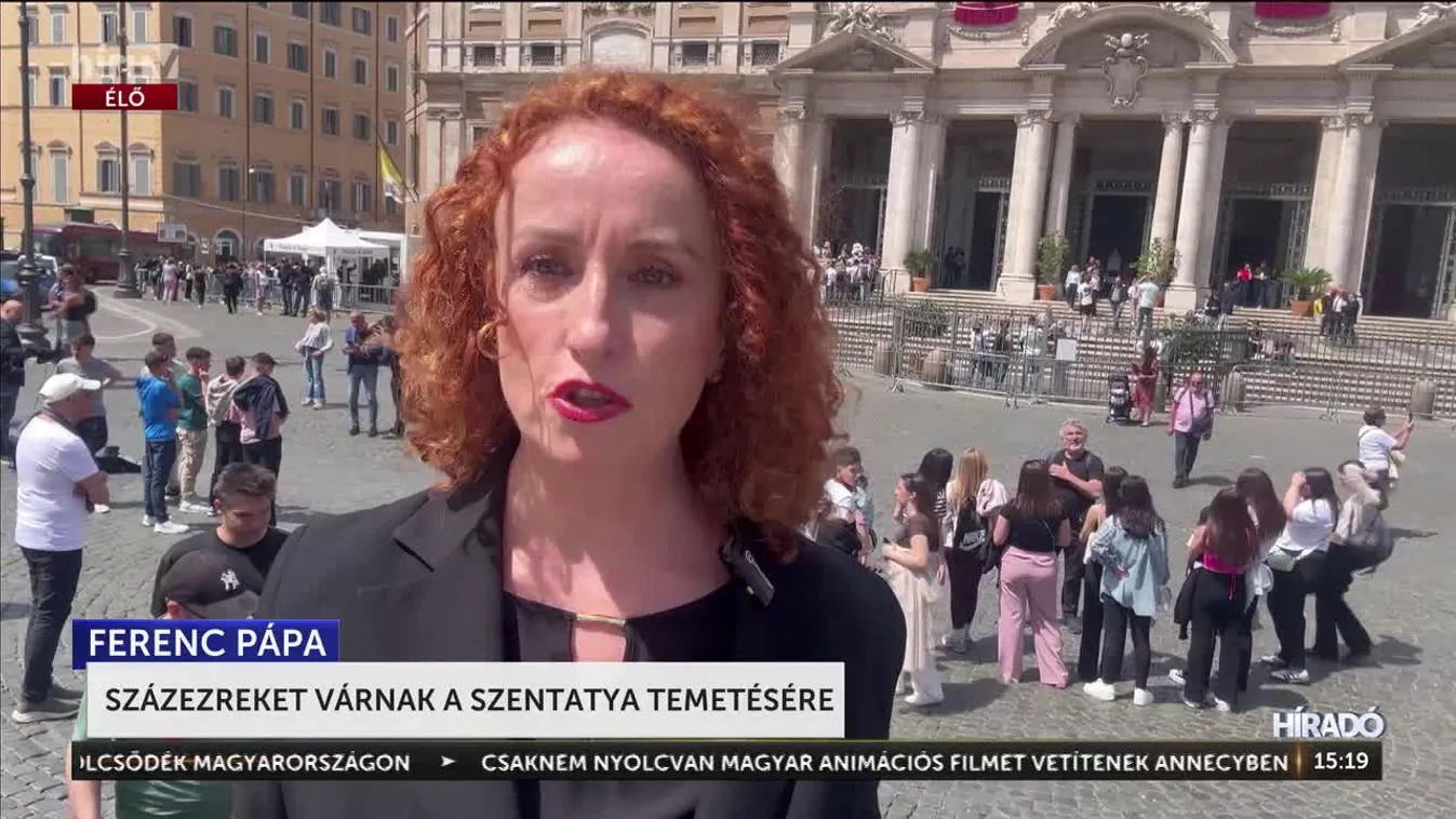 Százezreket várnak a pápa temetésére + videó